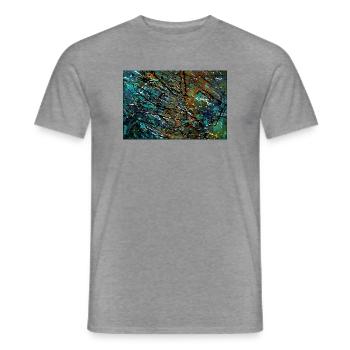 dickicht - Männer T-Shirt - Graphit meliert - Vorne - AI Model Male 178 light (178cm)