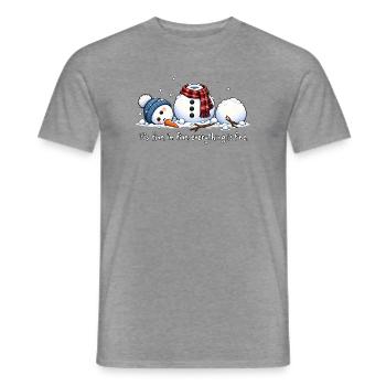 It's Fine I'm Fine Everything Is Fine - Männer T-Shirt - Graphit meliert - Vorne - AI Model Male 178 light (178cm)