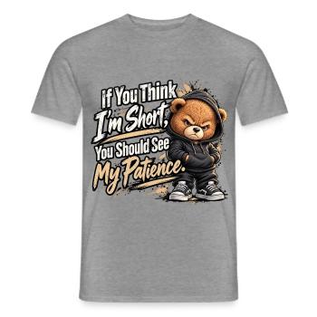8591be6f-4caa-430e-a4a7-68b3026f15bb - Männer T-Shirt - Graphit meliert - Vorne - AI Model Male 178 light (178cm)