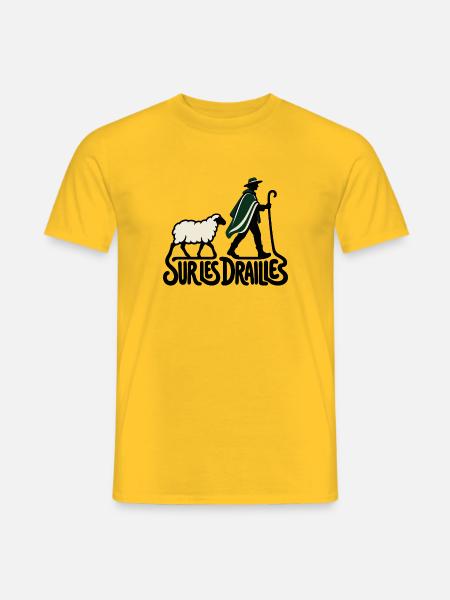 Transhumanz – Auf den Drailles - Männer T-Shirt - Gelb