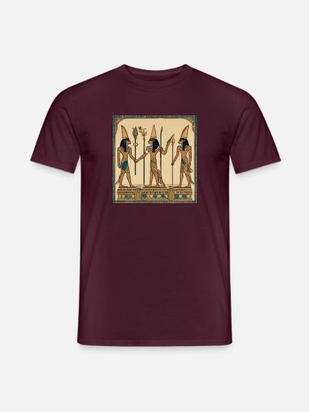 Pharaonisches Design überraschend - Männer T-Shirt - Ziegelrot