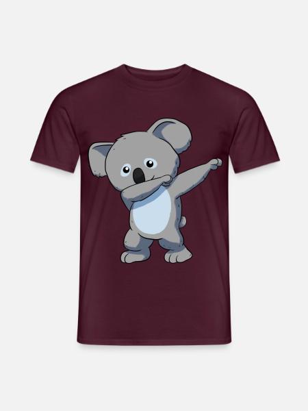 Koala Koalabär - Männer T-Shirt - Ziegelrot