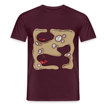 Fleißige Ameise Waldboden - Männer T-Shirt - Ziegelrot - Vorne - AI Model Male 178 light (178cm)