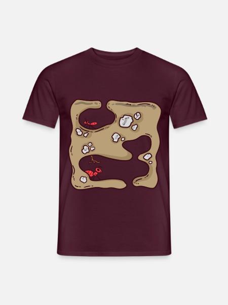 Fleißige Ameise Waldboden - Männer T-Shirt - Ziegelrot