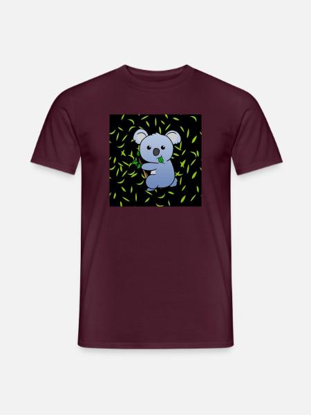 Koala Koalabär - Männer T-Shirt - Ziegelrot
