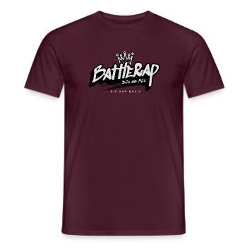 BattleRap Royalty – Kings Crown Edition - Männer T-Shirt - Ziegelrot - Vorne - AI Model Male 178 light (178cm)