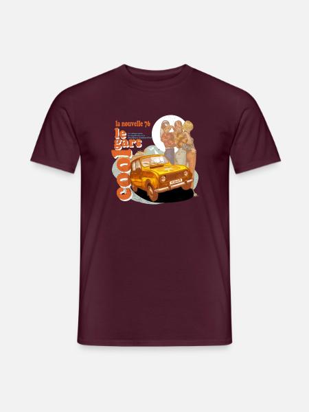 LeGarsCool - Männer T-Shirt - Ziegelrot