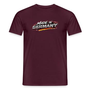 Hergestellt in Deutschland - Männer T-Shirt - Ziegelrot - Vorne - AI Model Male 178 light (178cm)