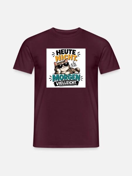 „Lustige Sprüche & kreative Designs“. - Männer T-Shirt - Ziegelrot