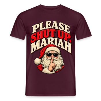 Santa Rebel Christmas Pop - Männer T-Shirt - Ziegelrot - Vorne - AI Model Male 178 light (178cm)