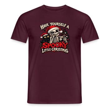 Gothmas – Dunkles Weihnachten - Männer T-Shirt - Ziegelrot - Vorne - AI Model Male 178 light (178cm)