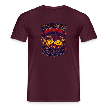 Krakow Lesser Poland Pierogi Baking Champions - Männer T-Shirt - Ziegelrot - Vorne - AI Model Male 178 light (178cm)