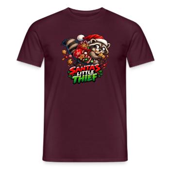 Santas kleiner Dieb - Männer T-Shirt - Ziegelrot - Vorne - AI Model Male 178 light (178cm)