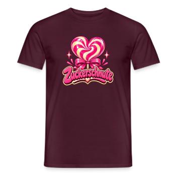Zuckerschnute Y2K - Männer T-Shirt - Ziegelrot - Vorne - AI Model Male 178 light (178cm)