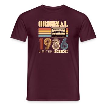 40. Geburtstag, 40 Jahre - Männer T-Shirt - Ziegelrot - Vorne - AI Model Male 178 light (178cm)