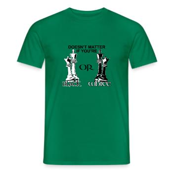 Schach - Männer T-Shirt - Kelly Green - Vorne - AI Model Male 178 dark (178cm)
