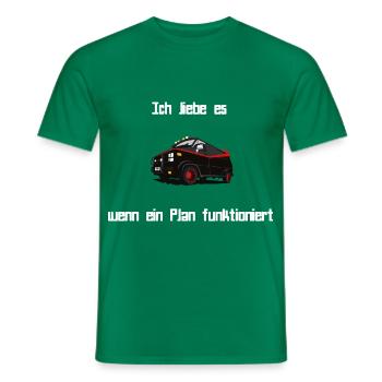 A Team - Männer T-Shirt - Kelly Green - Vorne - AI Model Male 178 dark (178cm)