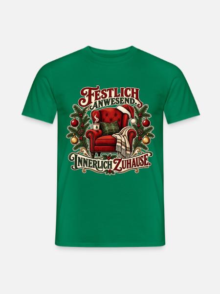 Innerlich zuhause - Männer T-Shirt - Kelly Green