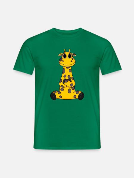 Giraffe - Männer T-Shirt - Kelly Green