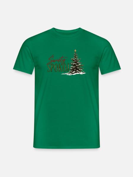 Święty Spokój polnisches Weihnachtsbaumdesign - Männer T-Shirt - Kelly Green