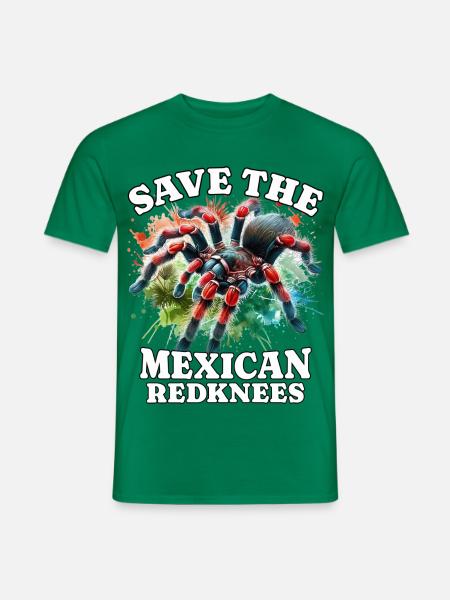 Save Rotknie Vogelspinne - Männer T-Shirt - Kelly Green