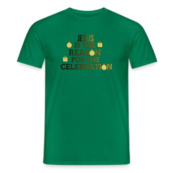 Weihnachtsfeier - Männer T-Shirt - Kelly Green - Vorne - AI Model Male 178 dark (178cm)