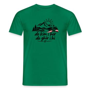 Do kim i her do ghör i hi - Heimatliebe - Männer T-Shirt - Kelly Green - Vorne - AI Model Male 178 dark (178cm)