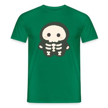Kawaii-Skelettplüsch-Charme - Männer T-Shirt - Kelly Green - Vorne - AI Model Male 178 dark (178cm)