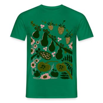 GRÜNES GEMÜSE - Männer T-Shirt - Kelly Green - Vorne - AI Model Male 178 dark (178cm)