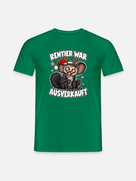 Rentier war ausverkauft - Männer T-Shirt - Kelly Green