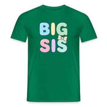 große Schwester - Männer T-Shirt - Kelly Green - Vorne - AI Model Male 178 dark (178cm)