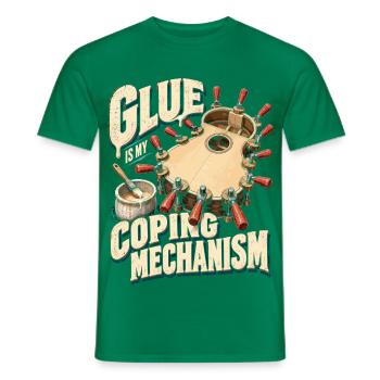 Geigenbauer Luthier Lutherie - Männer T-Shirt - Kelly Green - Vorne - AI Model Male 178 dark (178cm)