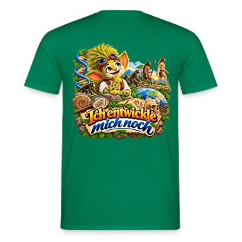 Wenuma Ich entwickle mich noch - Männer T-Shirt - Kelly Green - Hinten - AI Model Male 178 dark (178cm)