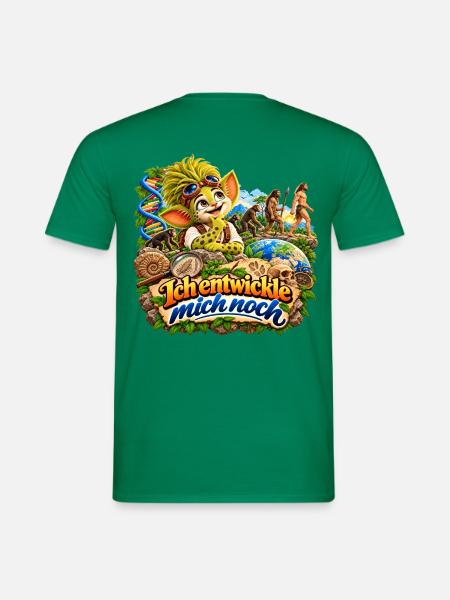 Wenuma Ich entwickle mich noch - Männer T-Shirt - Kelly Green