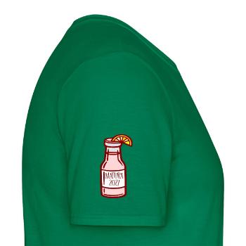 Abschlussparty Matura 2027, Österreich - Männer T-Shirt - Kelly Green - Rechts - AI Model Male 178 dark (178cm)