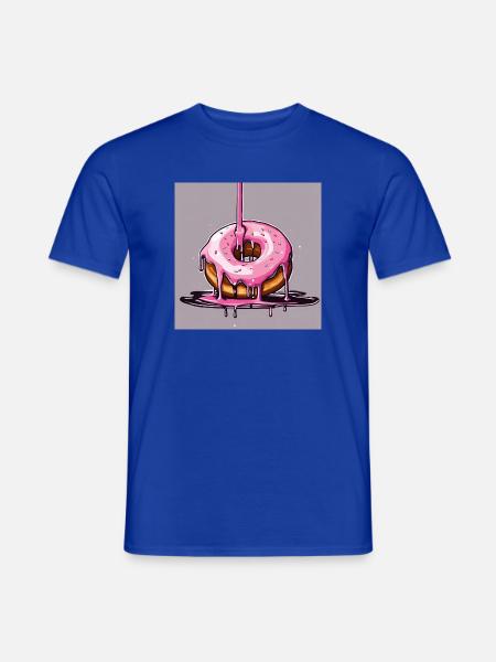 Donut 1 - Männer T-Shirt - Dunkelblau