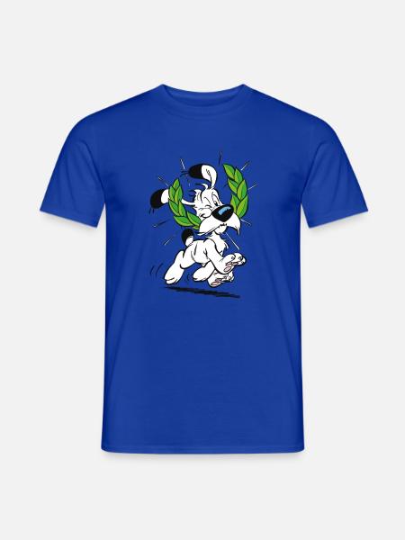 Asterix & Obelix Dogmatix Laurel Wreath - Men's T-Shirt - majorelle blue