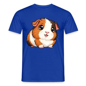 Kawaii Meerschweinchen – Süßes Flauschknäuel - Männer T-Shirt - Dunkelblau - Vorne - AI Model Male 178 light (178cm)