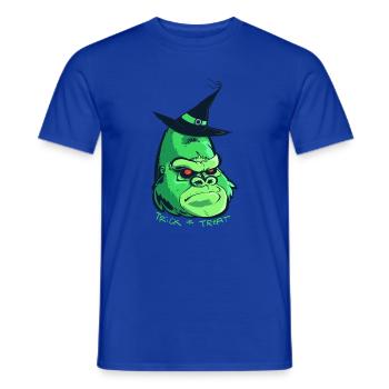 Halloween-Zombie-Gorilla - Männer T-Shirt - Dunkelblau - Vorne - AI Model Male 178 light (178cm)