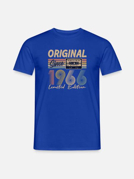 60. Geburtstag, 60 Jahre - Männer T-Shirt - Dunkelblau