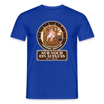 Saunagänger – Aufguss Sauna Geschenk Saunafan - Männer T-Shirt - Dunkelblau - Vorne - AI Model Male 178 light (178cm)