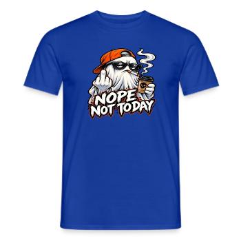 HEUTE NICHT – EIN REBELLISCHER GEIST - Männer T-Shirt - Dunkelblau - Vorne - AI Model Male 178 light (178cm)