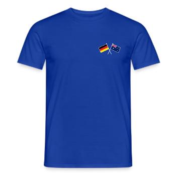 Deutschland & Australien Flaggen - Freundschaft - Männer T-Shirt - Dunkelblau - Vorne - AI Model Male 178 light (178cm)