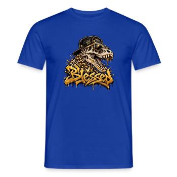 Blessed - Männer T-Shirt - Dunkelblau - Vorne - AI Model Male 178 light (178cm)