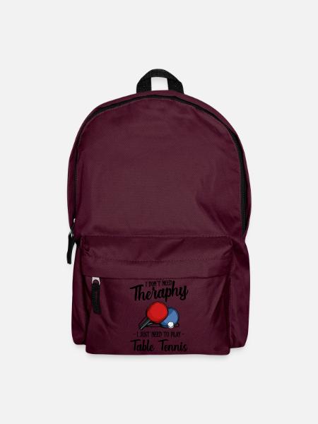 Table tennis - Backpack - burgundy