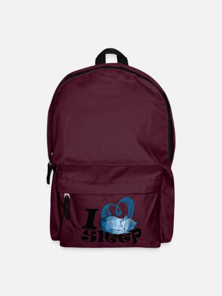 Blue Heart Schlafkatze - Rucksack - Burgunderrot