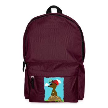 blinde maulwurf - Rucksack - Burgunderrot - Vorne