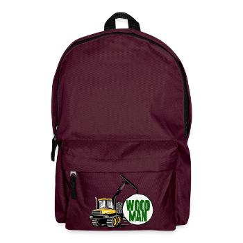 Woodman Spediteur, T-Shirts, Hoodies, Geschenke - Rucksack - Burgunderrot - Vorne