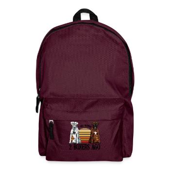 boxer - Backpack - burgundy - Front