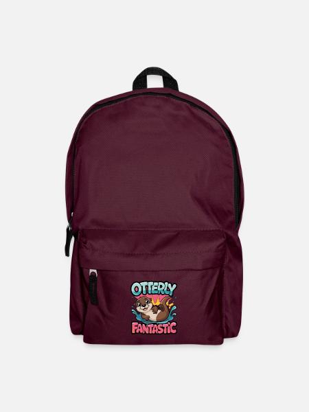 Otterly Fantastic - Backpack - burgundy